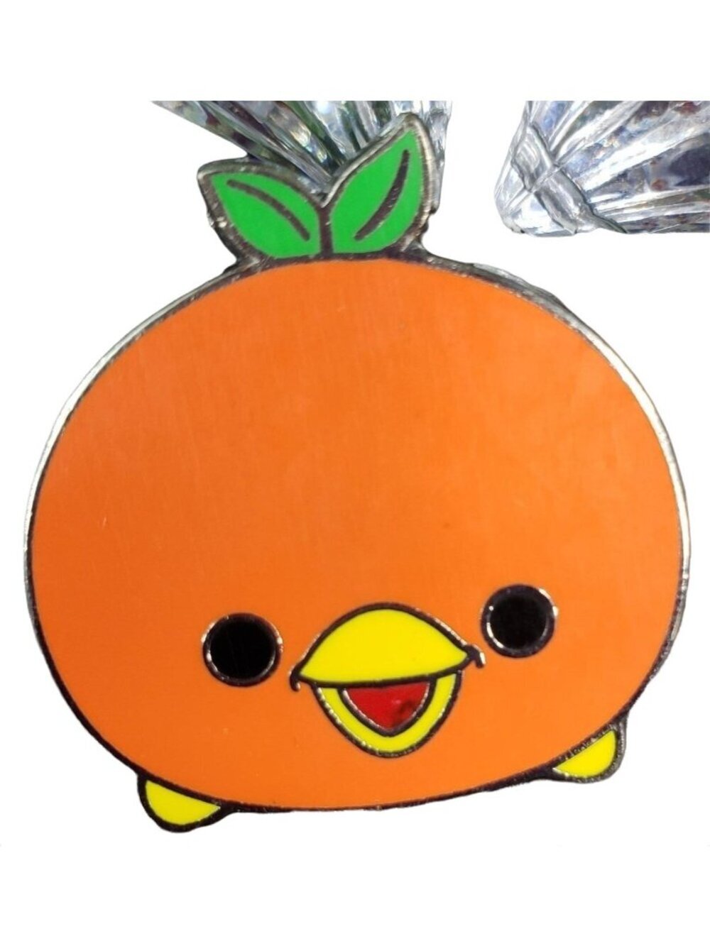 Disney Orange Juice Bird Trading Pin Epcot Mascot Tsum Tsum Lapel Brooch Badge